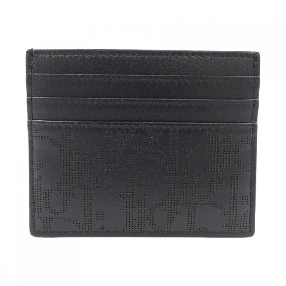 Dior Card Case Black